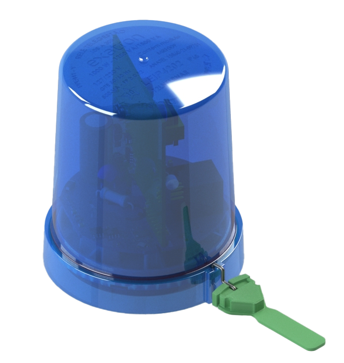 Relé de telegestão visão frontal