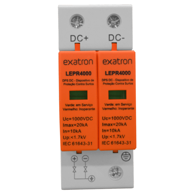 Dispositivo de proteção contra surtos - DPS 2P 20KA