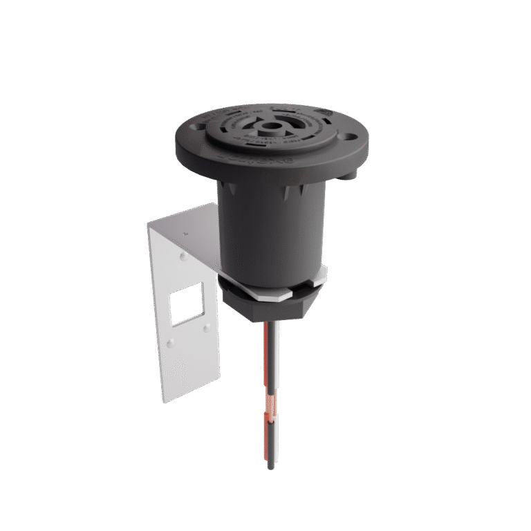 Base giratoria de 360° con soporte metálico para relé fotoeléctrico