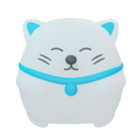 Luz nocturna LED - Gatito