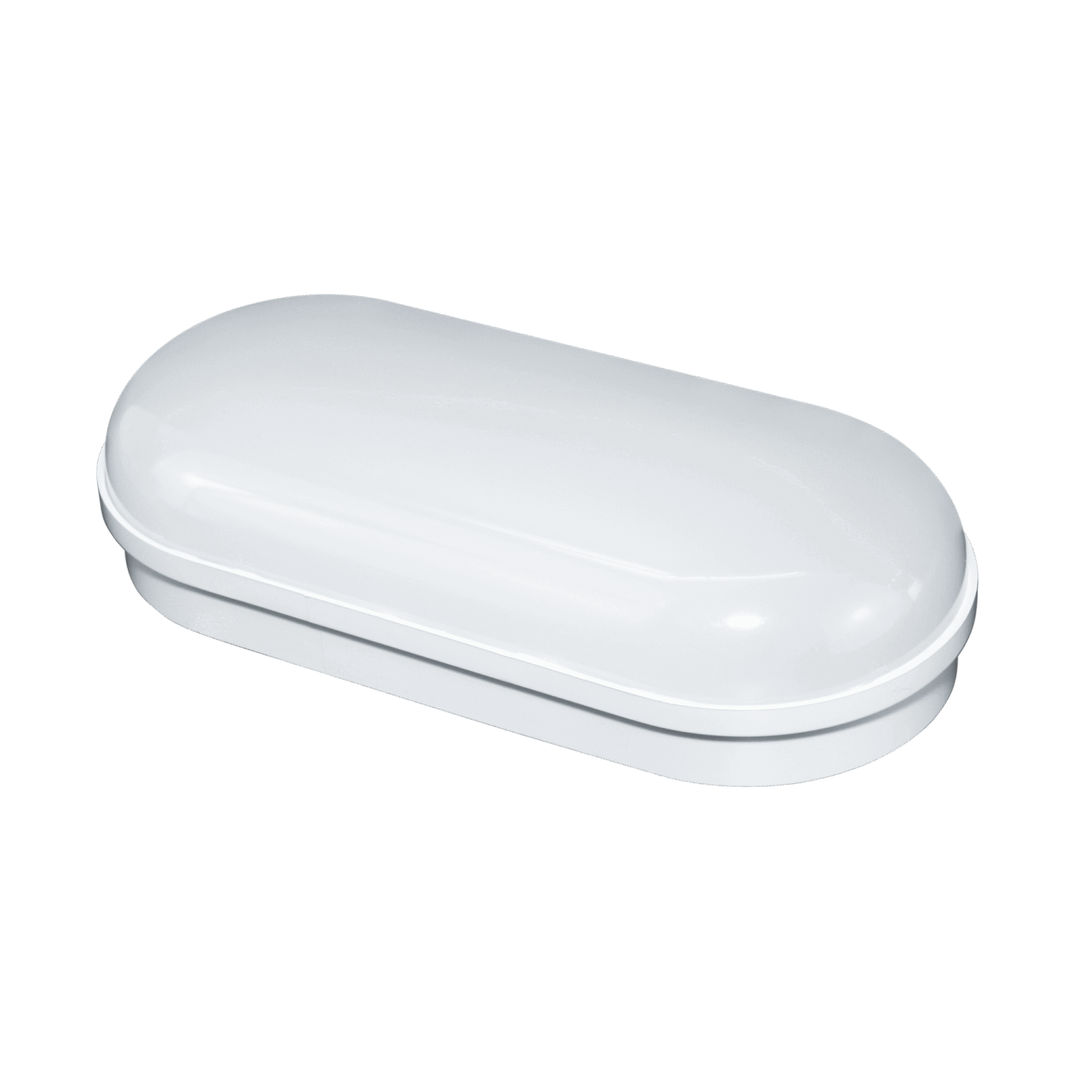 Luminária LED Oval Branca Bivolt