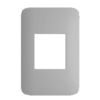 Placa 4x2 Branca – para 2 módulos
