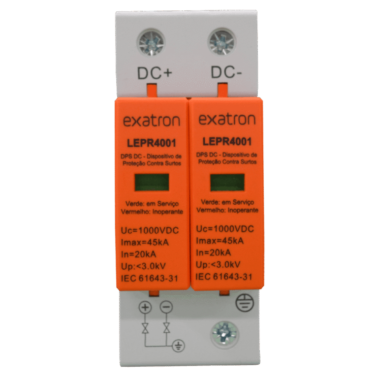 Dispositivo de proteção contra surtos - DPS 2P 45KA