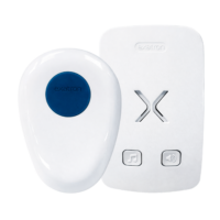 Timbre electrónico inalámbrico, doble voltaje, 28 tonos, 1 control remoto