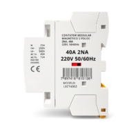Contator Circuitos de Comando Modular 2 Polos, 2NA, 40A, 220V
