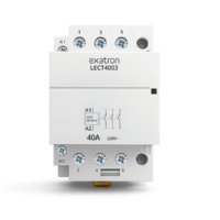 Contactor para circuitos de control modulares, 3 polos, 3 NA, 40 A, 220 V