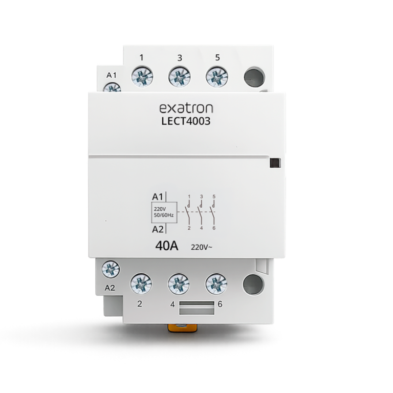 Contactor for Modular Control Circuits, 3 Poles, 3NO, 40A, 220V