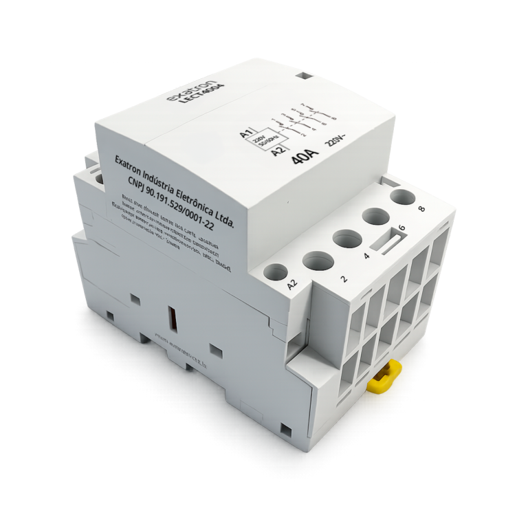 Contator Circuitos de Comando Modular 4 Polos, 4NA, 40A, 220V