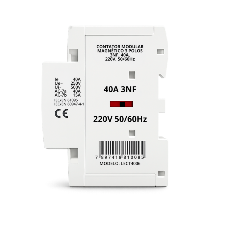 Contator Modular Magnético 3 Polos 3NF, 40A, 220V