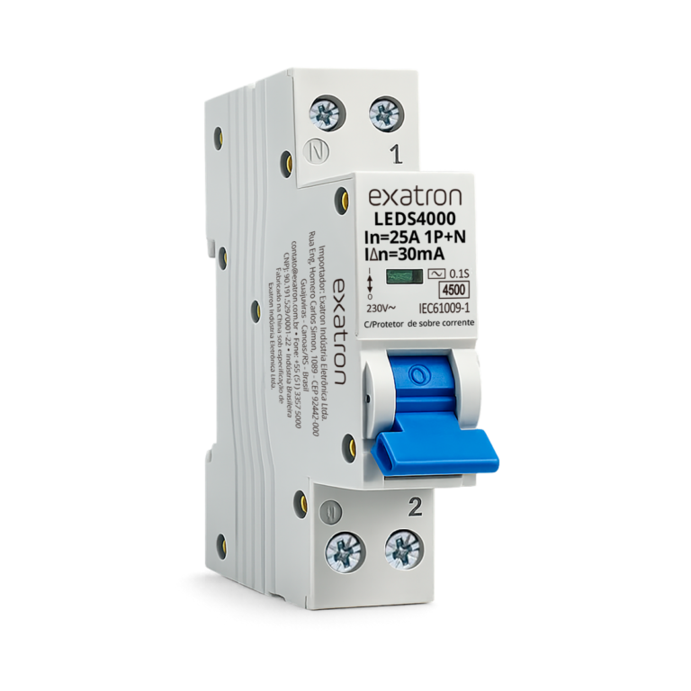 Memoria DDR con protector contra sobrecorriente 1P+N 25A/30mA
