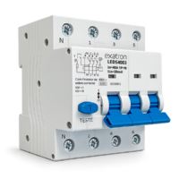 Dispositivo de proteção interruptor diferencial residual com protetor de sobre corrente 3P+N 40A/30mA
