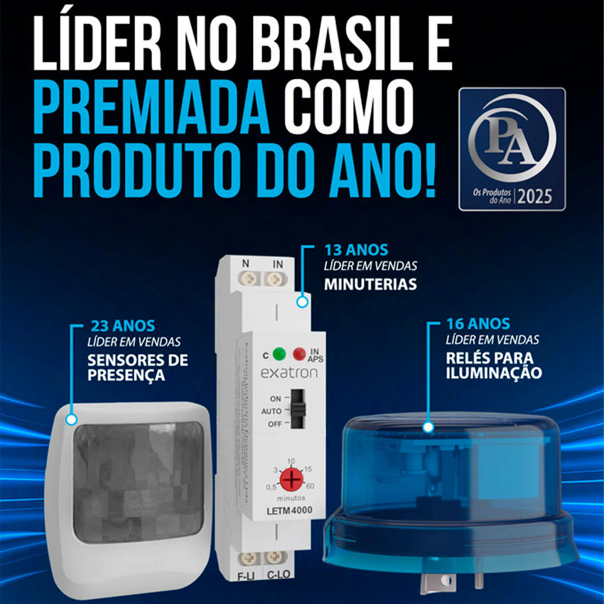 Prêmio Os Produtos do Ano 2025 Exatron